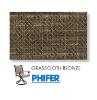 Grasscloth Bronze Two Piece Patio Chair Sling Replacement Fabric