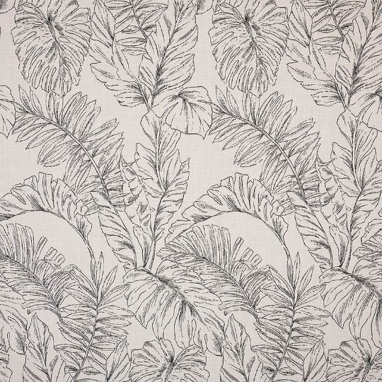 Sunbrella Calm Graphite outdoor fabric for patio furniture cushions and outdoor pillows