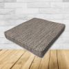 Metamorphic Fog Sunbrella Fabric Patio Dining Chair Seat Cushion