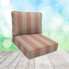 Sunbrella Expressive Blush Patio Chair Replacement Cushions