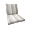 Sunbrella Direction Linen Universal Patio Chair Cushion With Ties