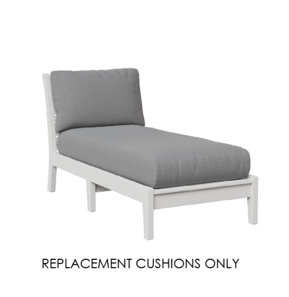 Berlin Gardens Classic Terrace Armless Sofa Replacement Cushions – Custom Sunbrella