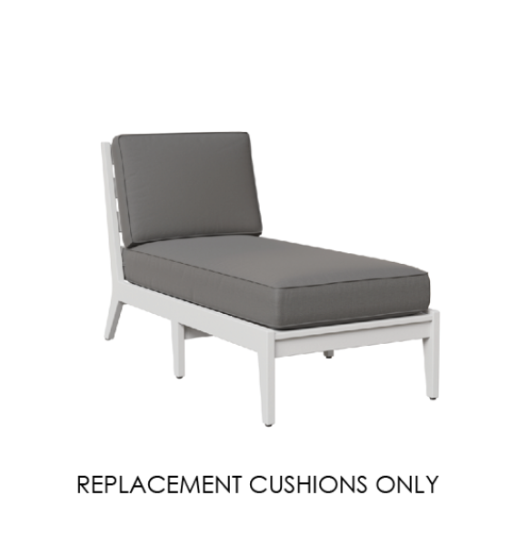 Berlin Gardens Mayhew Armless Chaise Replacement Cushion – Custom Sunbrella