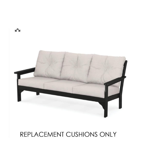 Custom Replacement Cushions for Polywood Vineyard Sofa | 300+ Sunbrella Fabrics
