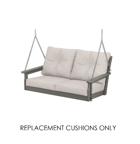 Custom Replacement Cushions for Polywood Vineyard Swing | 300+ Sunbrella Fabrics