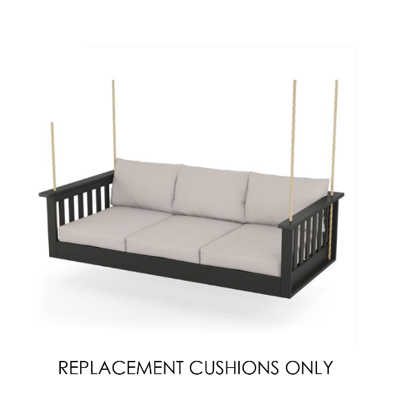 Custom Sunbrella replacement cushion for Polywood Vineyard Collection chair – over 300 fabric options, made to order for a perfect fit