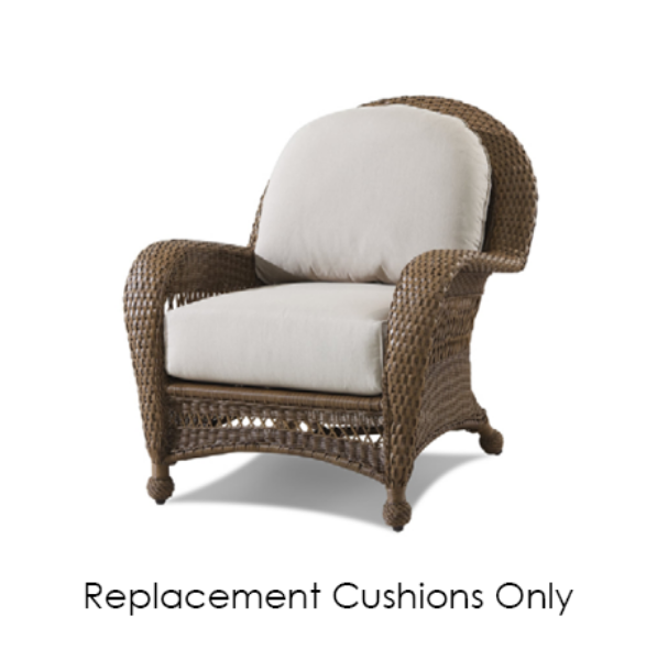 Erwin & Sons Homecoming Collection Lounge Chair Replacement Cushions | All-Weather Wicker