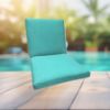 Sunbrella Canvas Aruba Universal Patio Chair Cushion With Ties