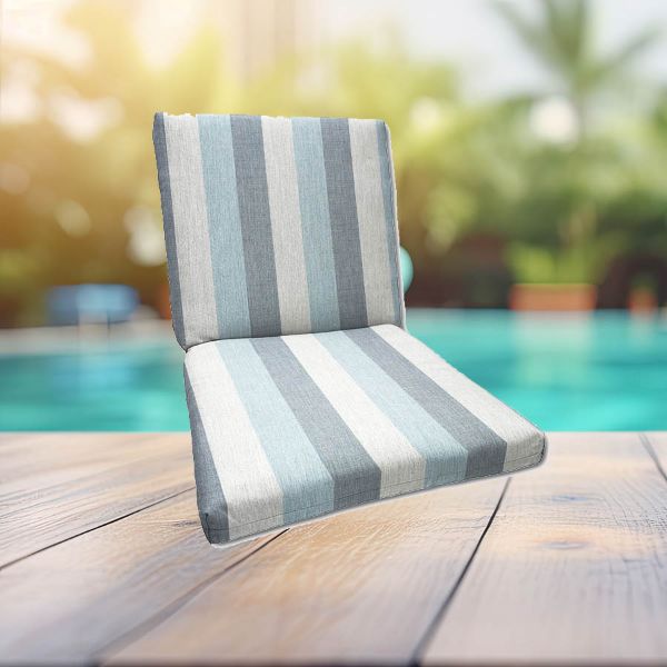 Sunbrella Direction Dew Universal Patio Chair Cushion With Ties