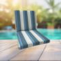Sunbrella Gateway Coast Universal Patio Chair Cushion With Ties