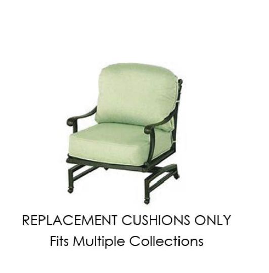 Hanamint Replacement Cushions for Spring Club Chair | Custom Outdoor Cushions