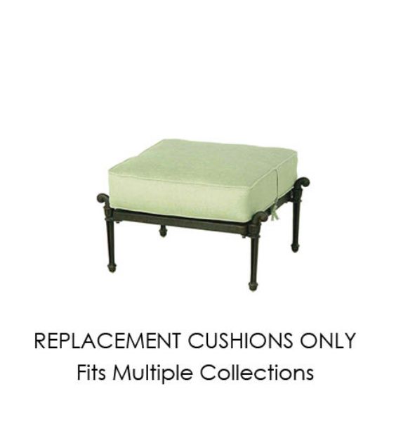 Hanamint Replacement Cushions for Ottoman | Custom Outdoor Cushions