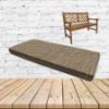 Mainstreet Latte Sunbrella Fabric Patio Dining Chair Seat Cushion
