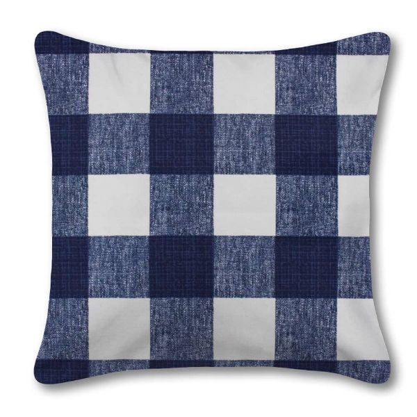Outdoor Pillow Richloom Solarium Patterson Navy