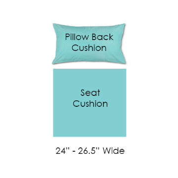 Picture of 03 - Sectional Pillow Back Boxed Seat up to 26.5" Wide