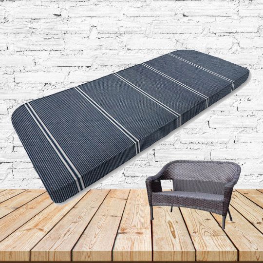 Custom outdoor patio furniture cushions from Cascadia Outdoor Cushions in Sunbrella Fabrics