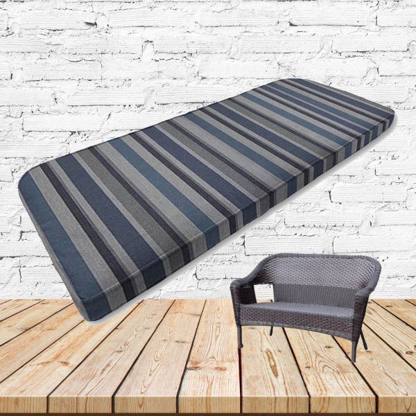 Custom outdoor patio furniture cushions from Cascadia Outdoor Cushions in Sunbrella Fabrics