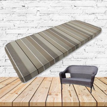Custom outdoor patio furniture cushions from Cascadia Outdoor Cushions in Sunbrella Fabrics