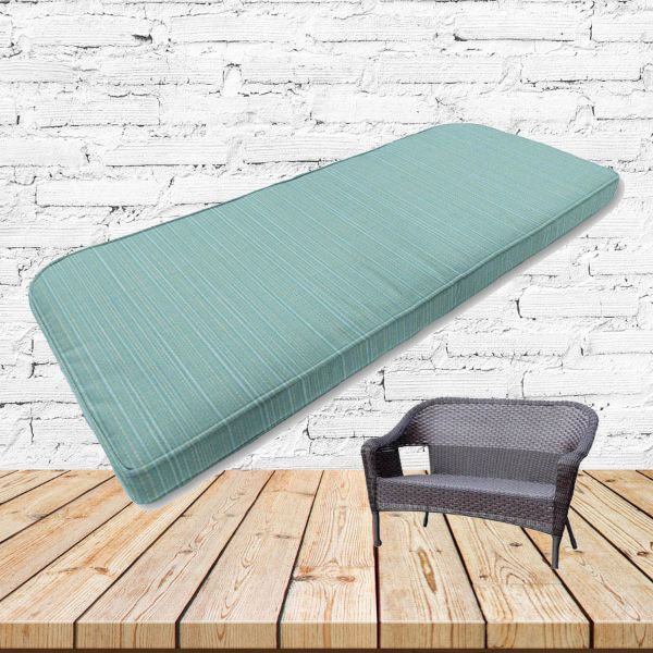 Custom outdoor patio furniture cushions from Cascadia Outdoor Cushions in Sunbrella Fabrics