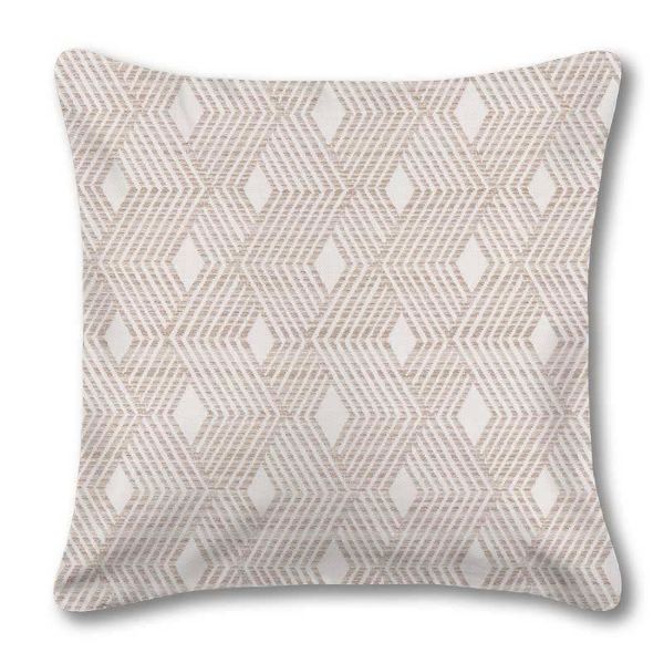 Custom Outdoor Pillows in Bella Dura Alcado Birch | Fade-Resistant & Weatherproof