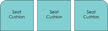 Picture of XX-COMING SOON - SOFA SEAT CUSHIONS PIECES