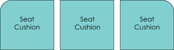 Picture of XX-COMING SOON - SOFA SEAT CUSHIONS PIECES