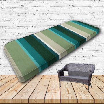Custom outdoor patio furniture cushions from Cascadia Outdoor Cushions in Sunbrella Fabrics