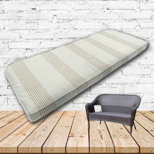 Custom outdoor patio furniture cushions from Cascadia Outdoor Cushions in Sunbrella Fabrics
