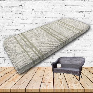 Custom outdoor patio furniture cushions from Cascadia Outdoor Cushions in Sunbrella Fabrics