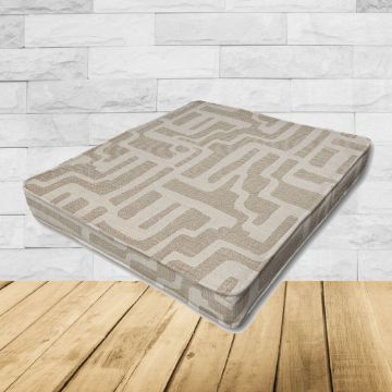 Dining Chair Seat Cushion Boxed Style - - Custom outdoor patio furniture cushions from Cascadia Outdoor Cushions in Sunbrella Fabrics