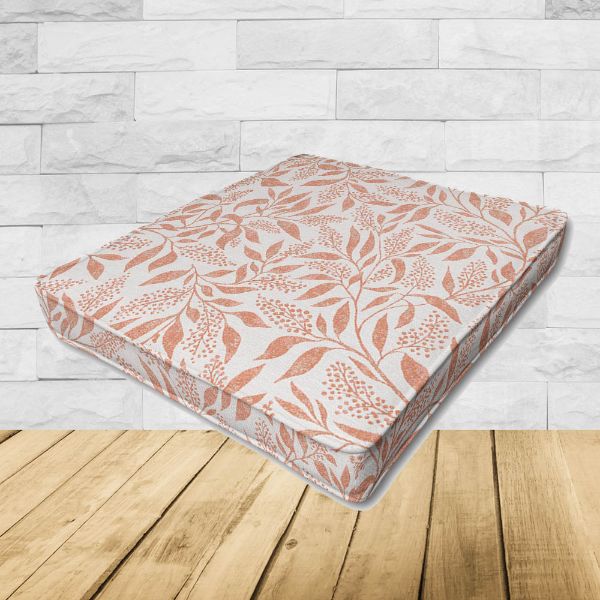 Patio Dining Chair Seat Cushion Boxed Style - - Custom outdoor patio furniture cushions from Cascadia Outdoor Cushions in Sunbrella Fabric