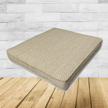 Dining Chair Seat Cushion Boxed Style - - Custom outdoor patio furniture cushions from Cascadia Outdoor Cushions in Sunbrella Fabrics