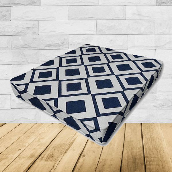 Patio Dining Chair Seat Cushion Boxed Style - - Custom outdoor patio furniture cushions from Cascadia Outdoor Cushions in Sunbrella Fabric