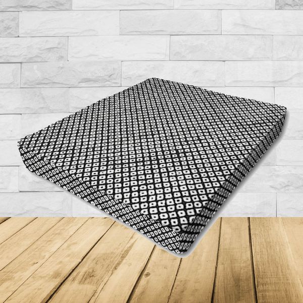Patio Dining Chair Seat Cushion Boxed Style - - Custom outdoor patio furniture cushions from Cascadia Outdoor Cushions in Sunbrella Fabric