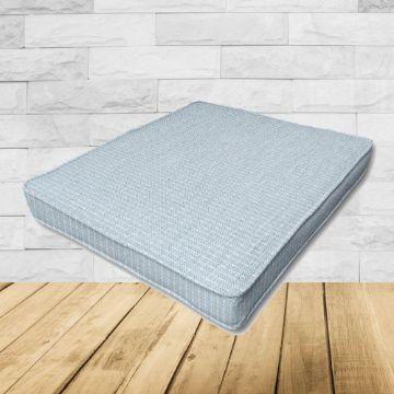 Patio Dining Chair Seat Cushion Boxed Style - - Custom outdoor patio furniture cushions from Cascadia Outdoor Cushions in Sunbrella Fabric