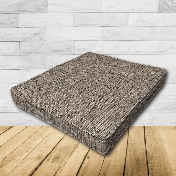 Patio Dining Chair Seat Cushion Boxed Style - - Custom outdoor patio furniture cushions from Cascadia Outdoor Cushions in Sunbrella Fabric