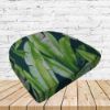 Richloom Solarium Mekko Emerald Boxed Patio Contoured Dining Chair Seat Cushions –Wicker Chair Cushions