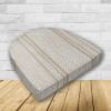 Wicker Patio Chair Cushions with a rounded back Boxed Double Piped Patio Dining Chair Seat Pad or Seat Cushion from Cascadia Outdoor Cushions