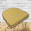 Wicker Patio Chair Cushions with a rounded back Boxed Double Piped Patio Dining Chair Seat Pad or Seat Cushion from Cascadia Outdoor Cushions