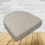 Wicker Patio Chair Cushions with a rounded back Boxed Double Piped Patio Dining Chair Seat Pad or Seat Cushion from Cascadia Outdoor Cushions