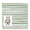 Twitchell Textilene Sunsure Tremor Emerald Patio Chair Replacement Sling Fabric