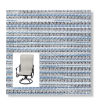 Twitchell Textilene Sunsure Tremor Steel Blue Patio Chair Replacement Sling Fabric