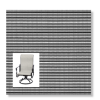 Twitchell Textilene Sunsure Tremor Tuxedo Patio Chair Replacement Sling Fabric