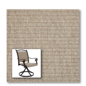 Two piece patio chair slings.
