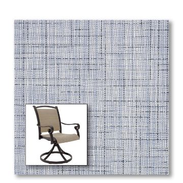 Two piece patio chair slings.