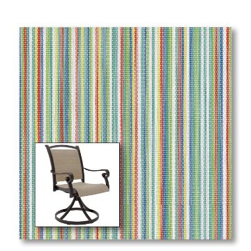 Two piece patio chair slings.