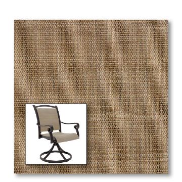 Two piece patio chair slings.