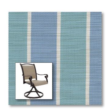 Two piece patio chair slings.