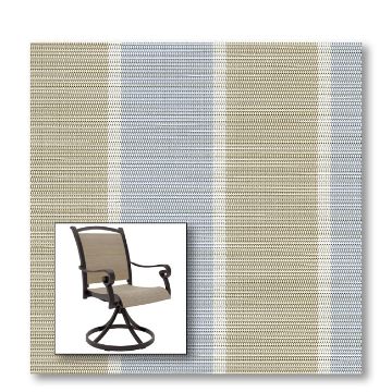 Two piece patio chair slings.