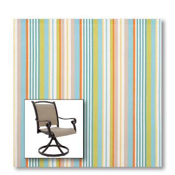 Two piece patio chair slings.